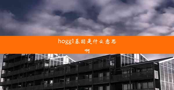 hogg1基因是什么意思啊