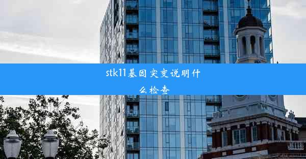 stk11基因突变说明什么检查