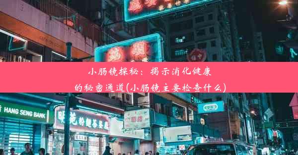 <b>小肠镜探秘：揭示消化健康的秘密通道(小肠镜主要检查什么)</b>