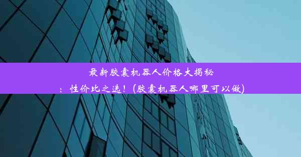 最新胶囊机器人价格大揭秘：性价比之选！(胶囊机器人哪里可以做)