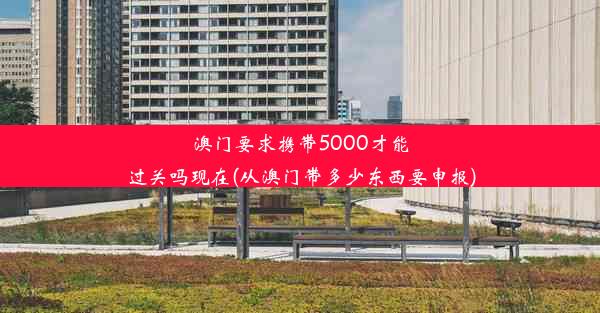 澳门要求携带5000才能过关吗现在(从澳门带多少东西要申报)